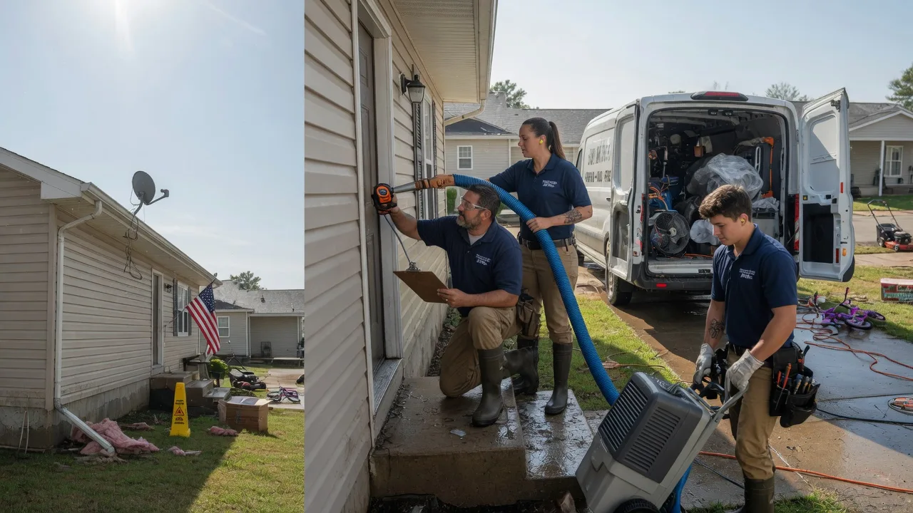 Ceiling Water Damage Restoration in Revere, MN near me